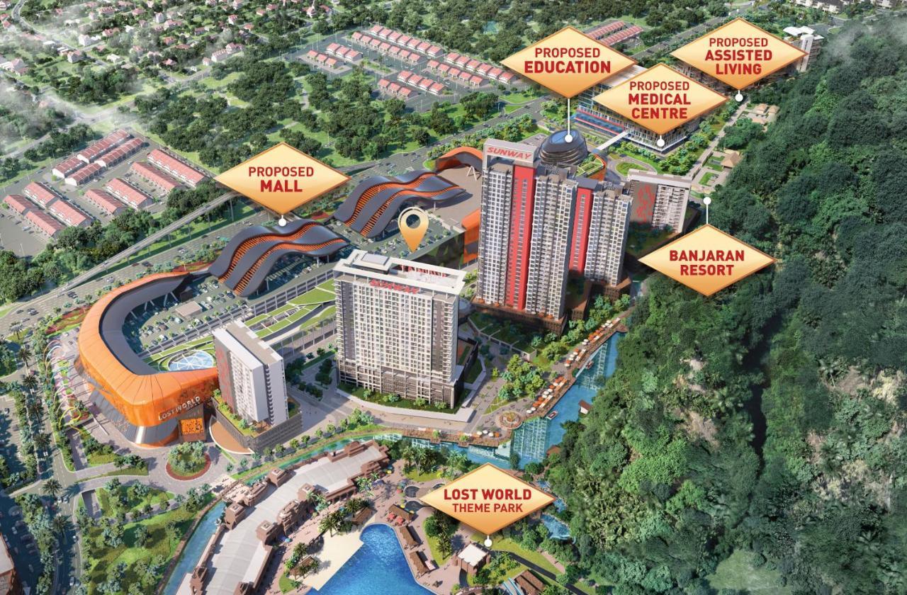 Ipoh Tambun Lost World Sunway Onsen Suites Luna 2R2B 8Paxs Екстер'єр фото